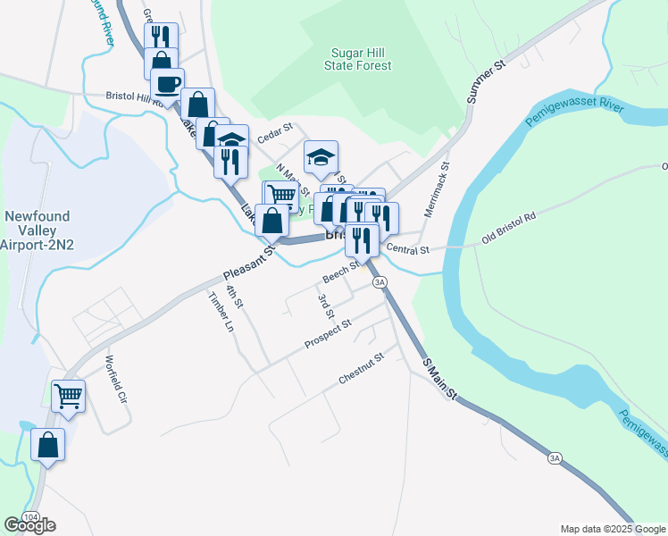 map of restaurants, bars, coffee shops, grocery stores, and more near 40 Beech Street in Bristol