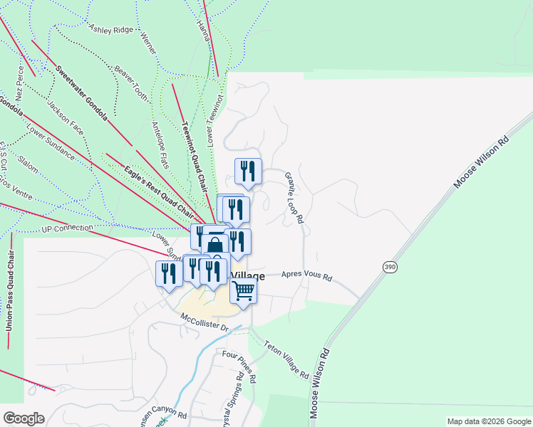 map of restaurants, bars, coffee shops, grocery stores, and more near 7610 Obsidian Road in Jackson