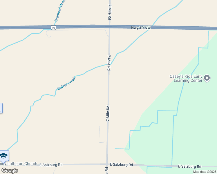 map of restaurants, bars, coffee shops, grocery stores, and more near 5208 7 Mile Road in Bay City