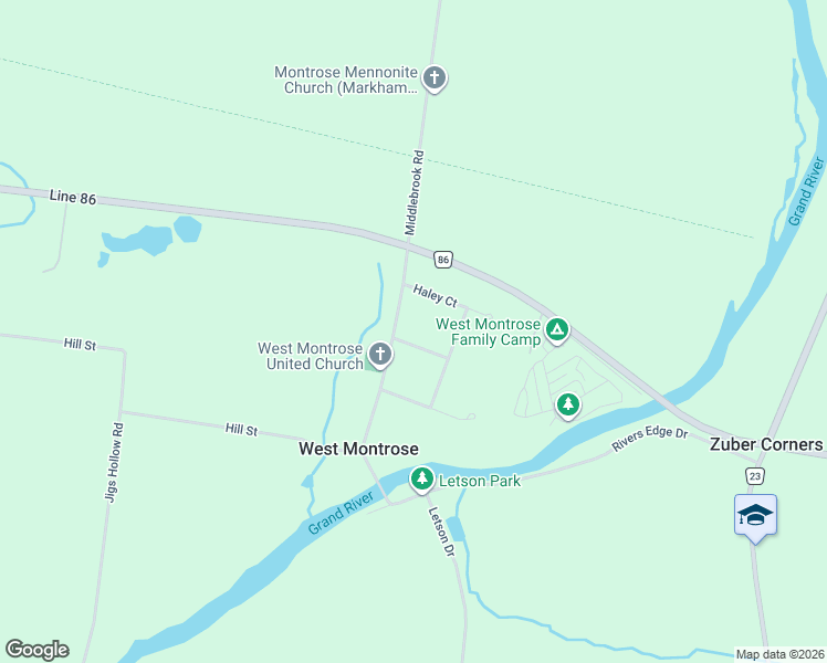 map of restaurants, bars, coffee shops, grocery stores, and more near 4 Stonefield Drive in West Montrose