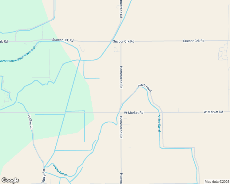 map of restaurants, bars, coffee shops, grocery stores, and more near 2322 West Market Road in Homedale
