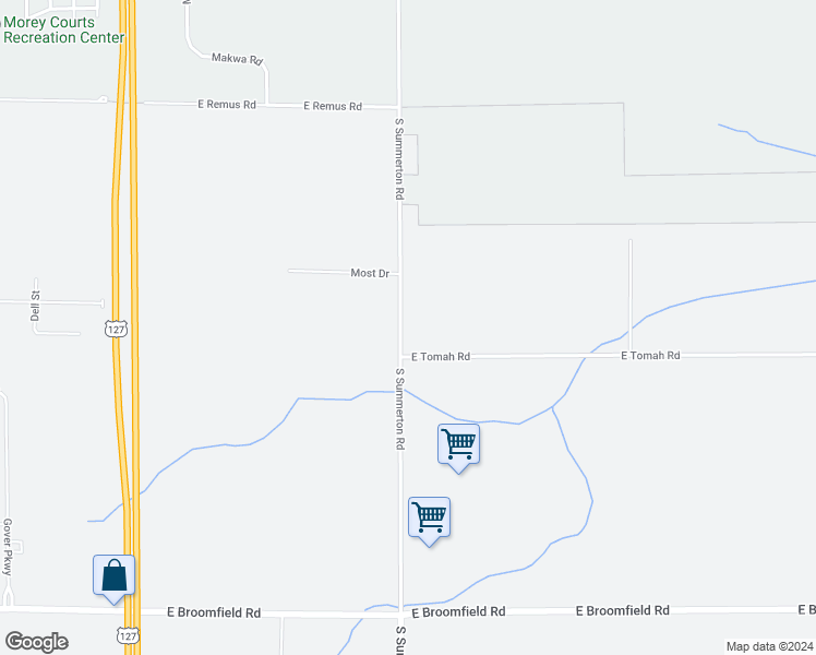 map of restaurants, bars, coffee shops, grocery stores, and more near 3483 South Summerton Road in Mount Pleasant