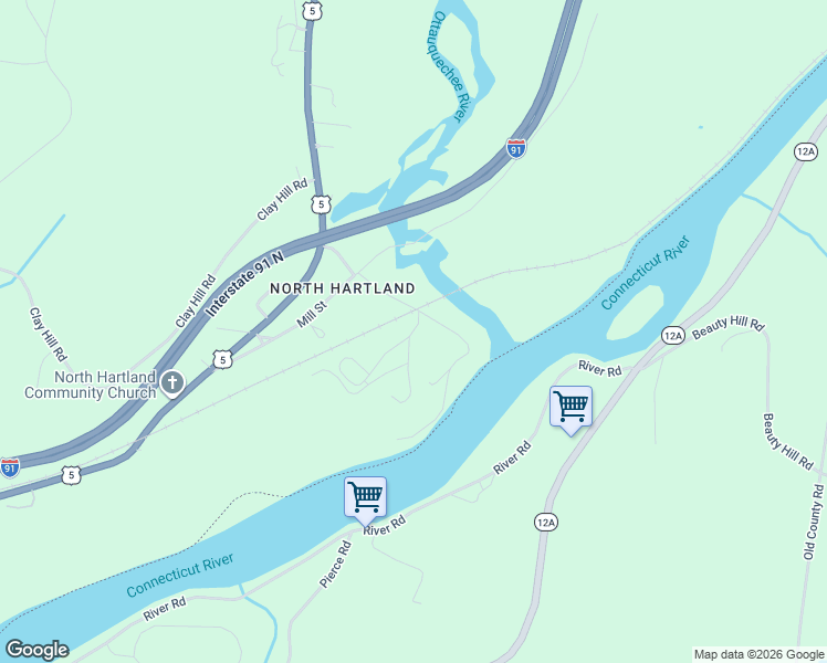 map of restaurants, bars, coffee shops, grocery stores, and more near 14 Dry Kiln Lane in Hartland