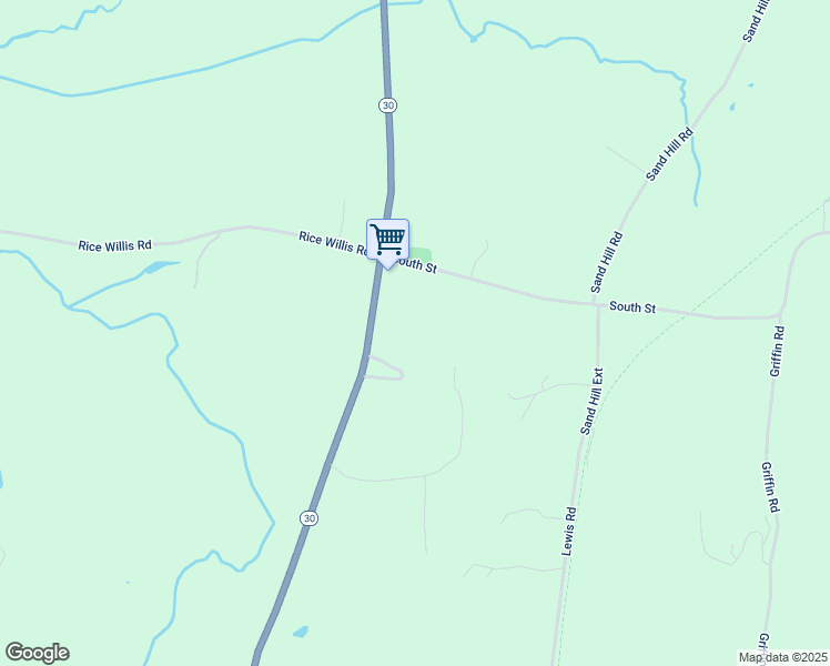 map of restaurants, bars, coffee shops, grocery stores, and more near 1241 Vermont 30 in Castleton