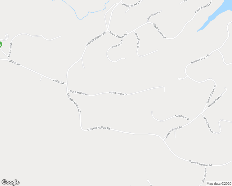 map of restaurants, bars, coffee shops, grocery stores, and more near Dutch Hollow Drive in La Valle