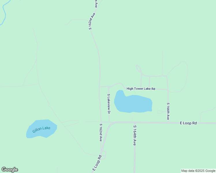 map of restaurants, bars, coffee shops, grocery stores, and more near 5245 East High Tower Lake Road in Hesperia