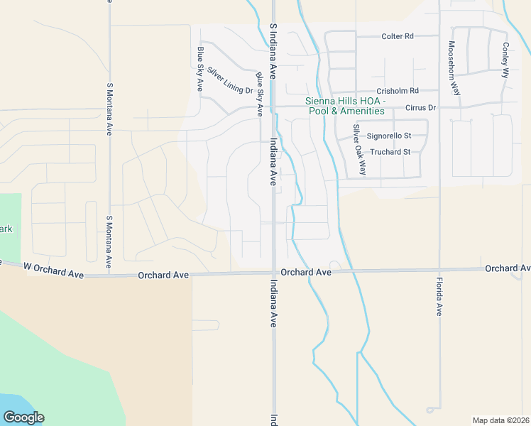 map of restaurants, bars, coffee shops, grocery stores, and more near 15279 South Indiana Avenue in Caldwell