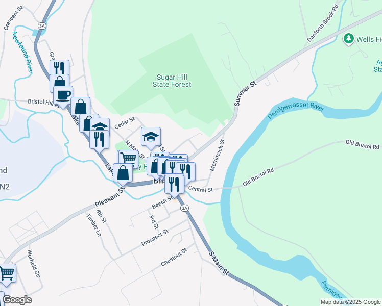 map of restaurants, bars, coffee shops, grocery stores, and more near 11 Spruce Street in Bristol
