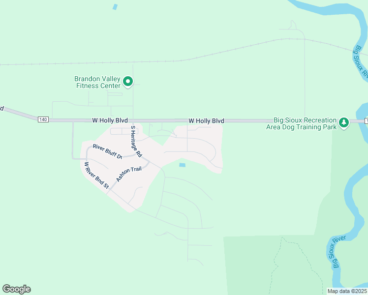 map of restaurants, bars, coffee shops, grocery stores, and more near 1416 Creekside Circle in Brandon