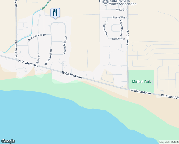 map of restaurants, bars, coffee shops, grocery stores, and more near 15210 Widgeon Avenue in Caldwell