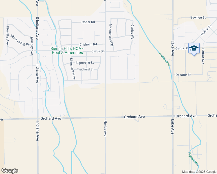map of restaurants, bars, coffee shops, grocery stores, and more near 15212 South Florida Avenue in Caldwell