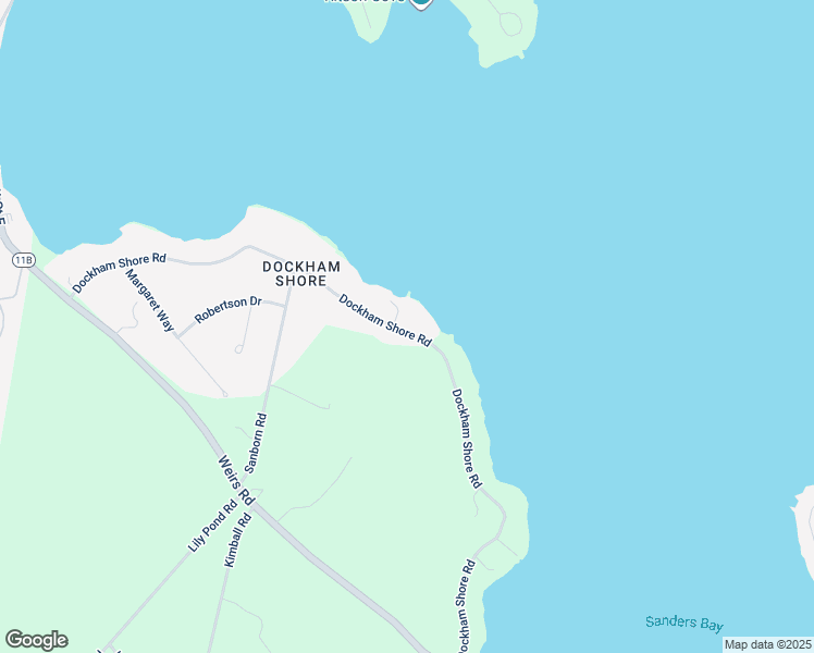 map of restaurants, bars, coffee shops, grocery stores, and more near 162 Dockham Shore Road in Gilford