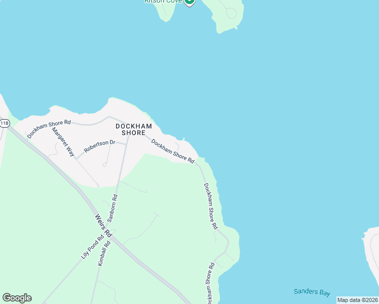 map of restaurants, bars, coffee shops, grocery stores, and more near 153 Dockham Shore Road in Gilford