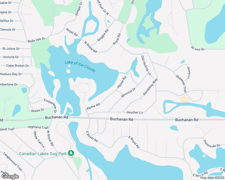 map of restaurants, bars, coffee shops, grocery stores, and more near 11339 Alpine Road in Stanwood