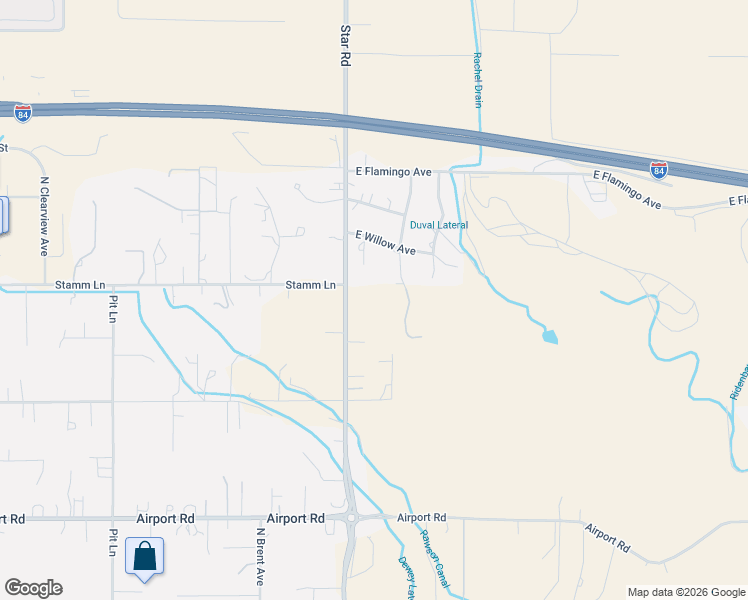 map of restaurants, bars, coffee shops, grocery stores, and more near 936-1098 North Robinson Road in Nampa