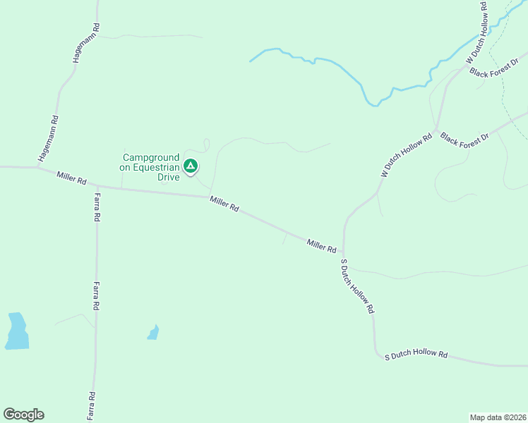 map of restaurants, bars, coffee shops, grocery stores, and more near E1839 Miller Road in La Valle