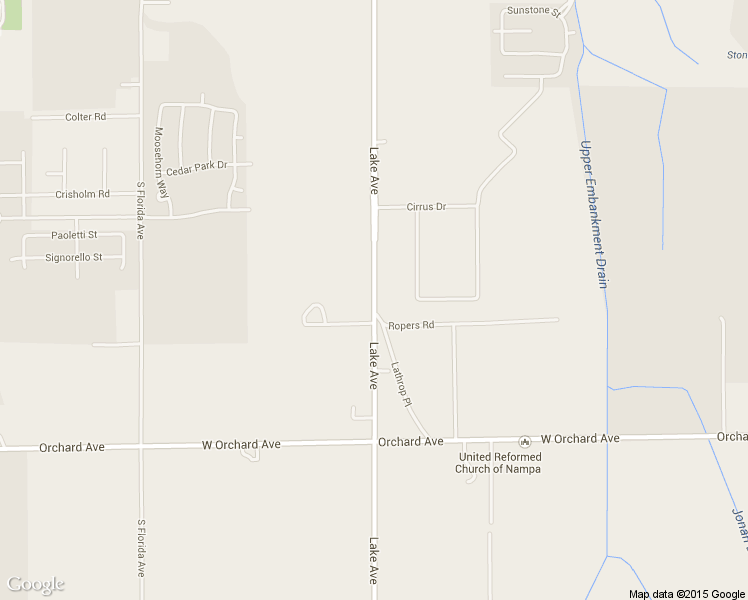 map of restaurants, bars, coffee shops, grocery stores, and more near 15274 Lake Avenue in Nampa