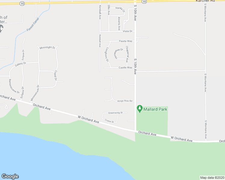 map of restaurants, bars, coffee shops, grocery stores, and more near 15153 Kings Row Road in Caldwell