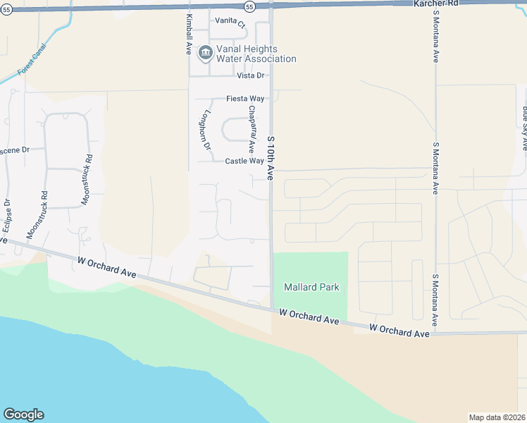 map of restaurants, bars, coffee shops, grocery stores, and more near 15019 South 10th Avenue in Caldwell