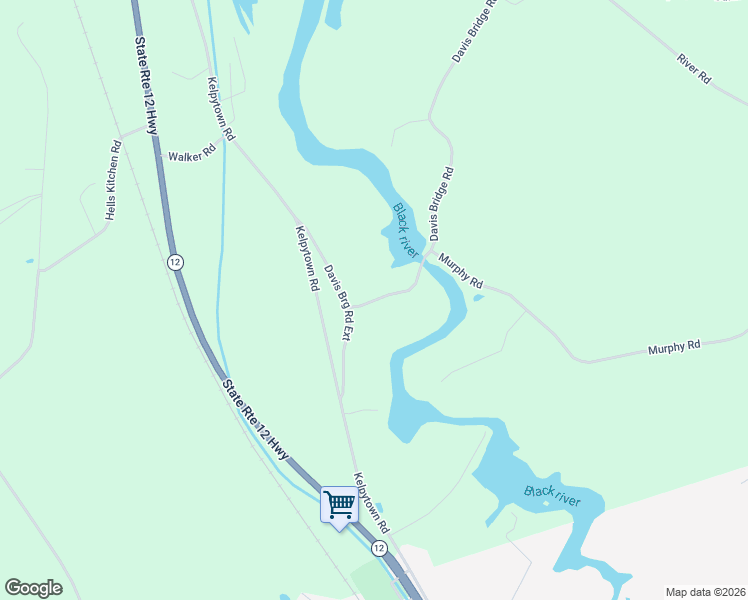 map of restaurants, bars, coffee shops, grocery stores, and more near 3666 Davis Bridge Road in Port Leyden