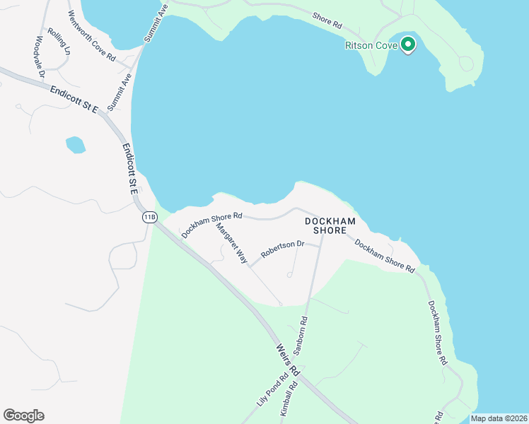 map of restaurants, bars, coffee shops, grocery stores, and more near 253 Dockham Shore Road in Gilford
