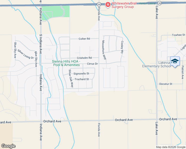 map of restaurants, bars, coffee shops, grocery stores, and more near 13554 Signorello Street in Caldwell