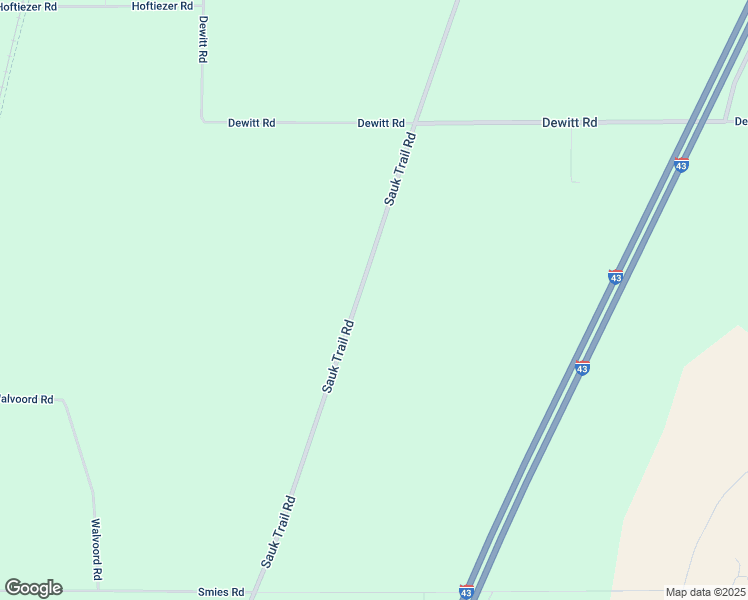 N1555 South Sauk Trail Road, Oostburg WI Walk Score