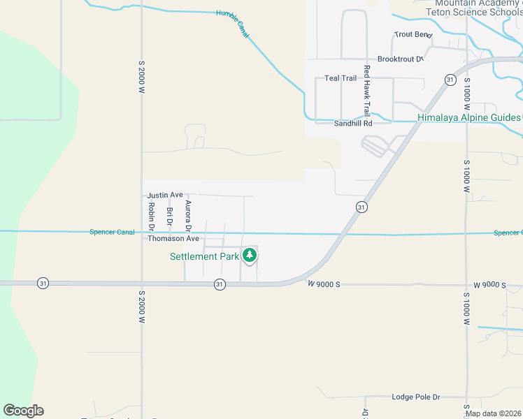 map of restaurants, bars, coffee shops, grocery stores, and more near 8765 Settlement Drive in Victor