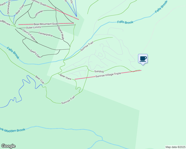 map of restaurants, bars, coffee shops, grocery stores, and more near 23 Smiths Peak in Killington