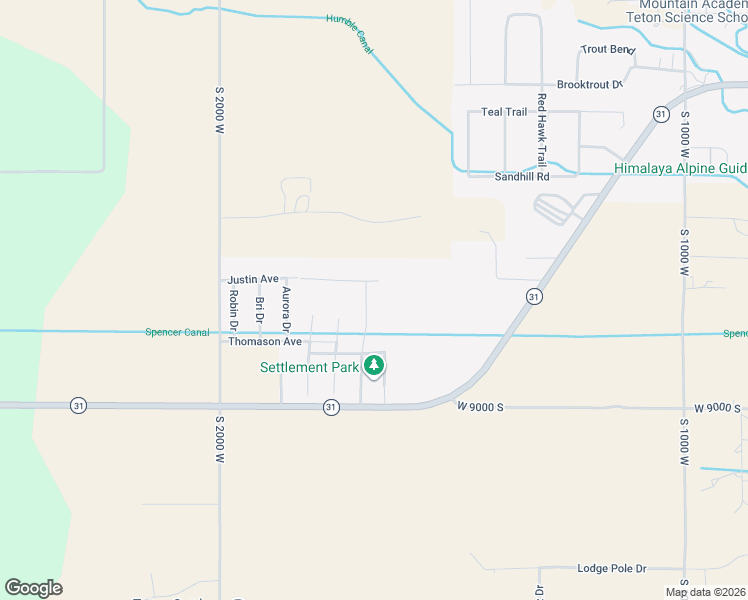 map of restaurants, bars, coffee shops, grocery stores, and more near 8765 Settlement Drive in Victor