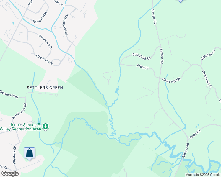 map of restaurants, bars, coffee shops, grocery stores, and more near 33 Park Circle in Cape Elizabeth