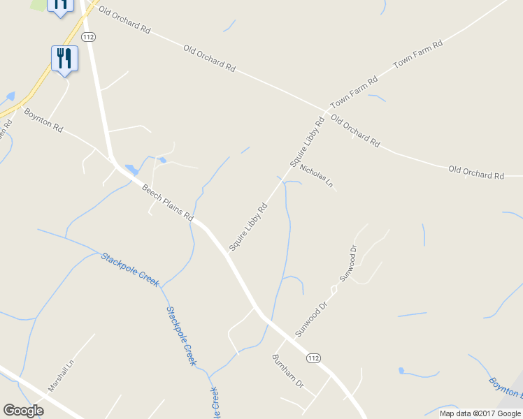 map of restaurants, bars, coffee shops, grocery stores, and more near 32 Squire Libby Road in Buxton