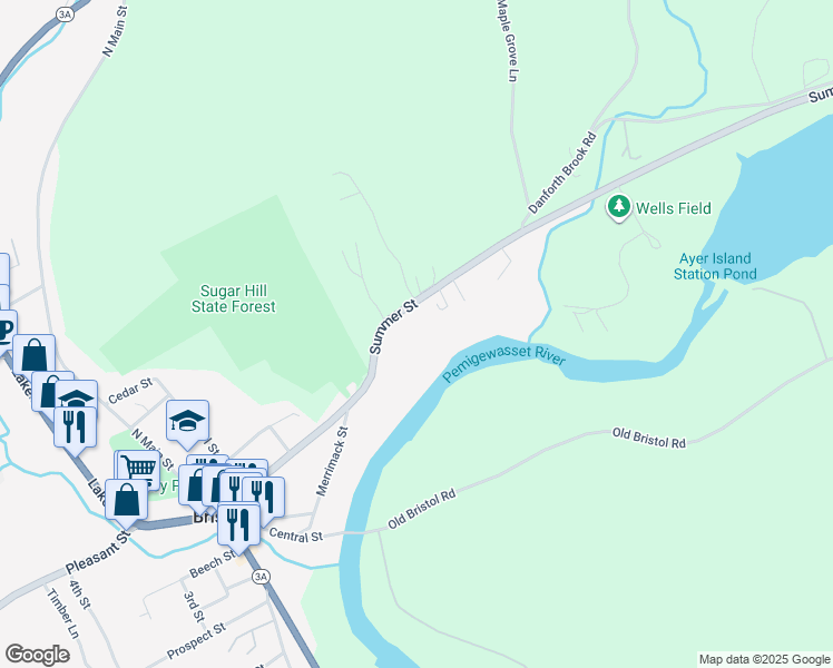 map of restaurants, bars, coffee shops, grocery stores, and more near 284A Summer Street in Bristol