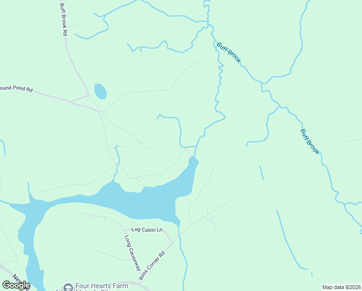 map of restaurants, bars, coffee shops, grocery stores, and more near 77 Northeast Road in Waterboro