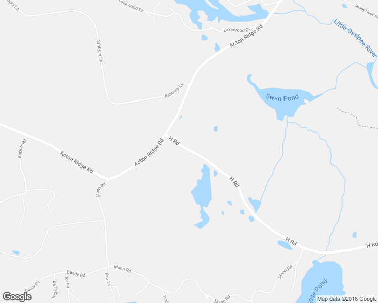 map of restaurants, bars, coffee shops, grocery stores, and more near 2958 H Road in Acton