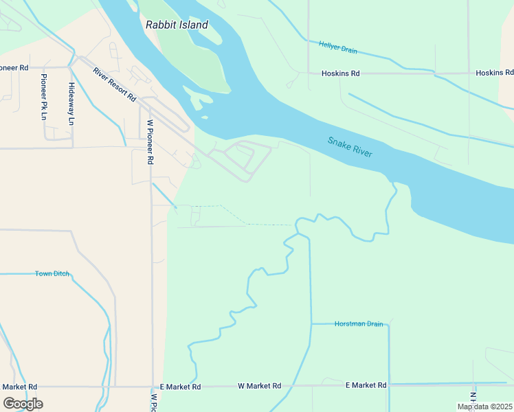 map of restaurants, bars, coffee shops, grocery stores, and more near 3963 Ranch Drive in Homedale
