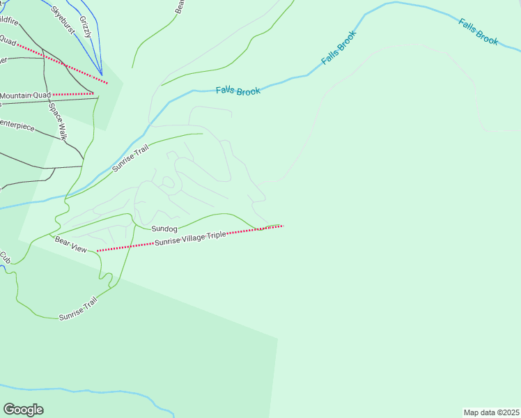 map of restaurants, bars, coffee shops, grocery stores, and more near 287 Falls Brook Road in Killington