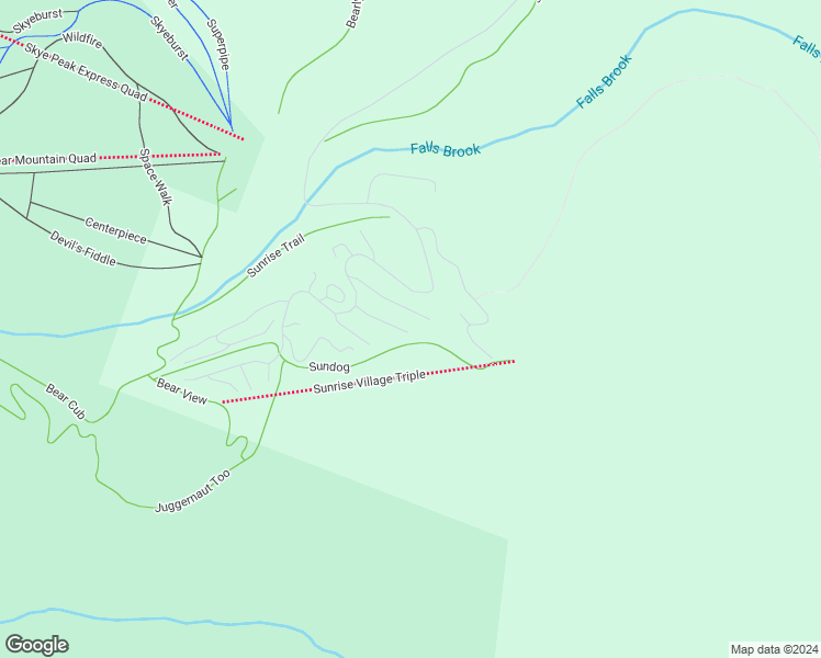 map of restaurants, bars, coffee shops, grocery stores, and more near 105 Timberline Road South in Killington