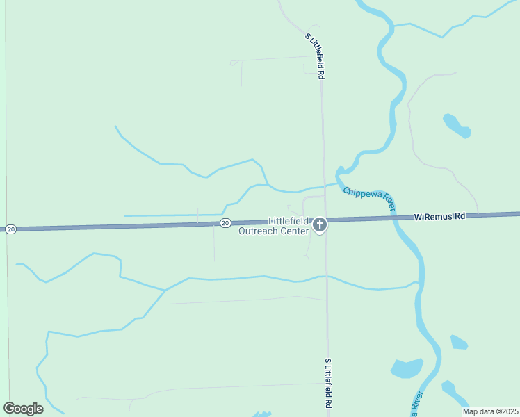 map of restaurants, bars, coffee shops, grocery stores, and more near 5190 West Remus Road in Mount Pleasant