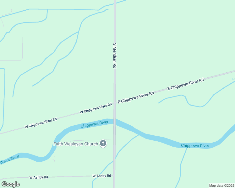 map of restaurants, bars, coffee shops, grocery stores, and more near 511 South Meridian Road in Midland