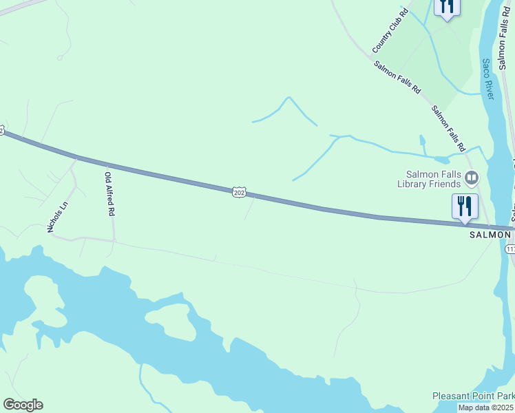 map of restaurants, bars, coffee shops, grocery stores, and more near 6 Eagle Ridge in Hollis