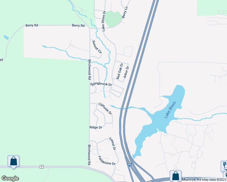 map of restaurants, bars, coffee shops, grocery stores, and more near 101 Willow Court in Wisconsin Dells