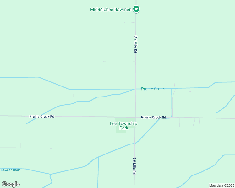map of restaurants, bars, coffee shops, grocery stores, and more near 460 South 9 Mile Road in Midland