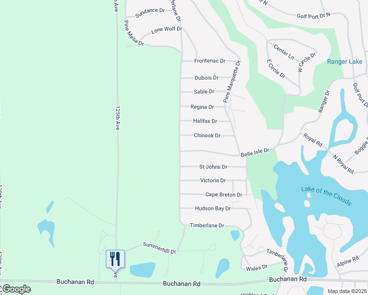 map of restaurants, bars, coffee shops, grocery stores, and more near 9070 Timberlane Drive in Stanwood