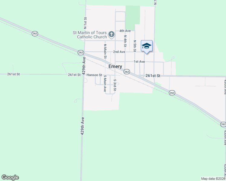 map of restaurants, bars, coffee shops, grocery stores, and more near Phillip Avenue in Emery