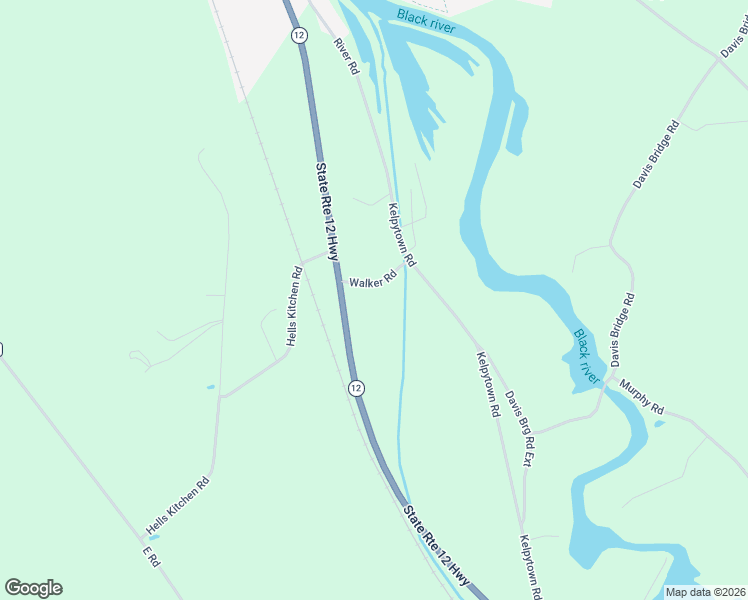 map of restaurants, bars, coffee shops, grocery stores, and more near 7109 Walker Road in Port Leyden