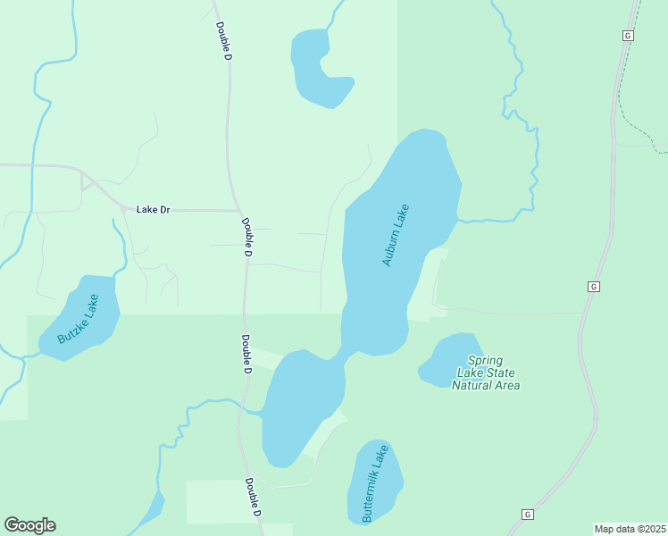 map of restaurants, bars, coffee shops, grocery stores, and more near N1643 Lakeshore Drive in Campbellsport