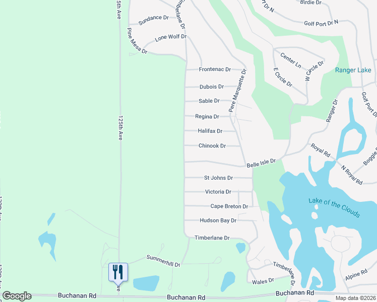 map of restaurants, bars, coffee shops, grocery stores, and more near 9070 Timberlane Drive in Stanwood