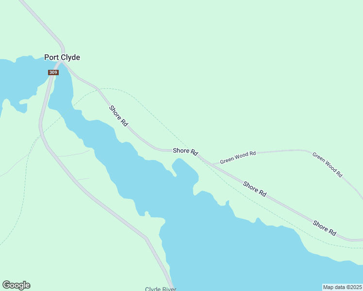 map of restaurants, bars, coffee shops, grocery stores, and more near 6998 Shore Road in Shelburne