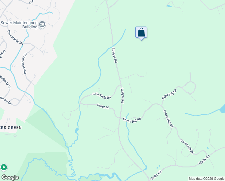 map of restaurants, bars, coffee shops, grocery stores, and more near 5 Cole Field Road in Cape Elizabeth